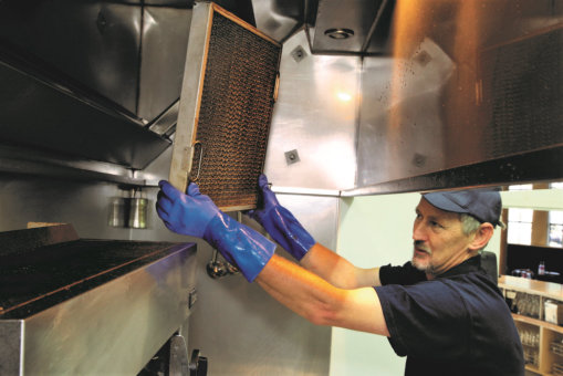 Commercial Kitchen Filter Cleaning